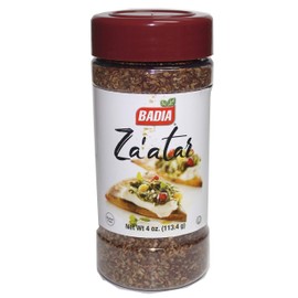 Badia Zaatar Mediterranean Seasoning Za'atar 4 oz Kosher GF