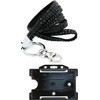 New Black Bling Diamante Rhinestone Sparkly Lanyards with Black ID