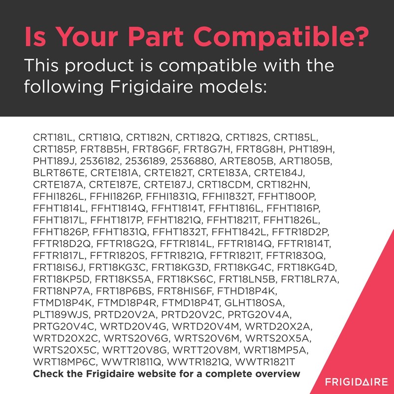 Frigidaire 240337103 Crisper Drawer for Refrigerators, Clear