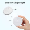 Wsdcam Glass Break Sensor Alarm 125dB Ultra-Slim Wireless Glass Break