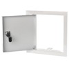150x150mm / 6x6 inch White Metal Access Panel with Key
