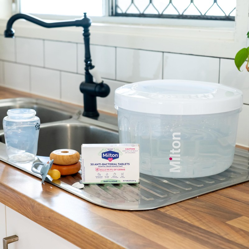Milton Anti-Bacterial Tablets | Sterilise Baby Products in 15 mins