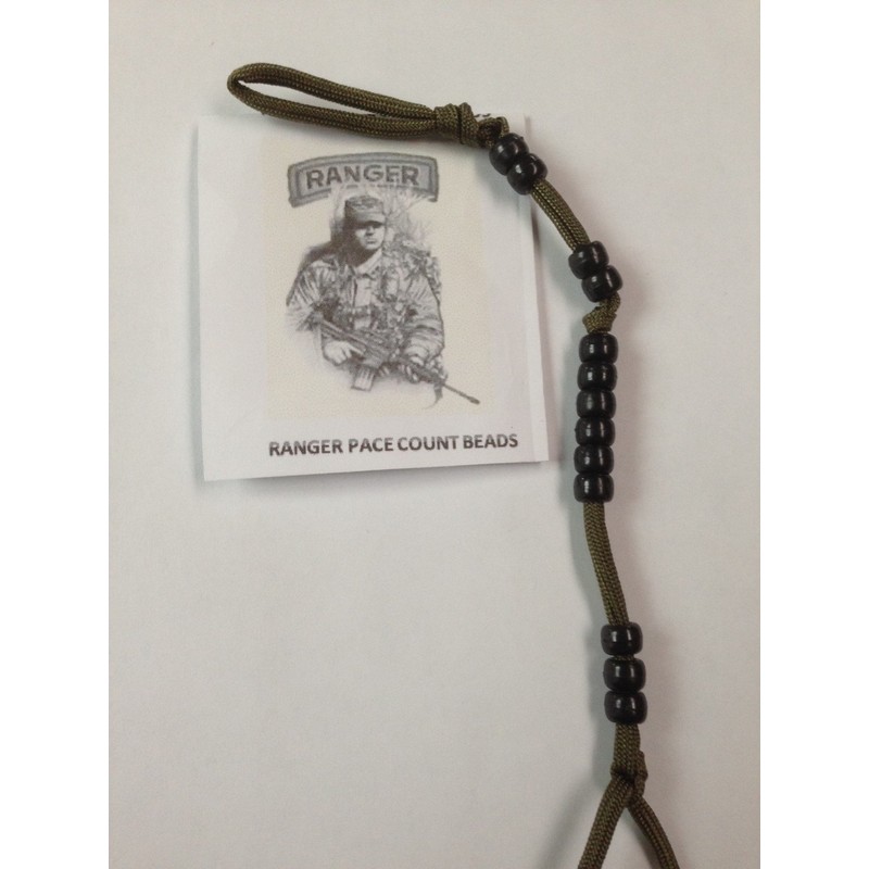 Army Ranger PACE Count Beads Veteran Made