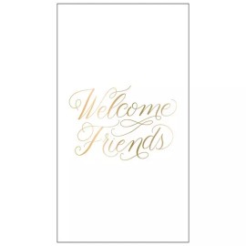 Soiree Sisters Welcome Friends Paper Guest Towels 24ct