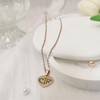 LDS CTR Heart Necklace - Choose The Right Rose Gold