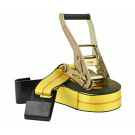 4Safe 2" X 30' Heavy Duty Ratchet Tie-Down Strap with Flat Hooks(1 PK),10,000 lb Breaking Strength