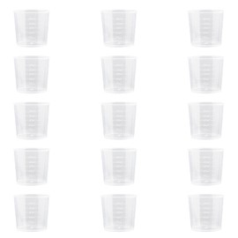 Vanyibro 30ml Plastic Liquid Measuring Cups,Transparent Clear Graduated Kitchen Cooking Tool