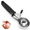 Ice Cream Scoop with Trigger - Stainless Steel Scooper for