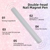 NICENEEDED Cat Eye Tools for Nails, Double-Head Nail Wands, Hexagonal