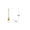 Otsuka Brush Marte Value Joint Brush Pig Hair Flat White