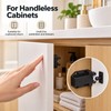 Push to Open Cabinet Latch for Handleless Doors – Non-Magnetic