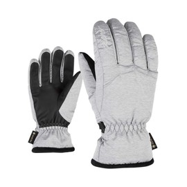 Ziener Women's Karri GTX Ski Gloves, Winter Sports, Waterproof, Breathable, Light Melange, 6.5