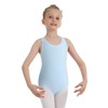 Phineein - Maillot de gimnasia para niñas, espalda de malla,
