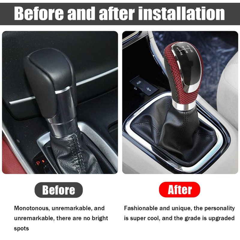 Osilly 5 Speed Shift Knob, Weighted Manual Gear Shifter Knobs,