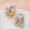 Yoursfs Helix Gold and Silvery Clip on Earrings for Women