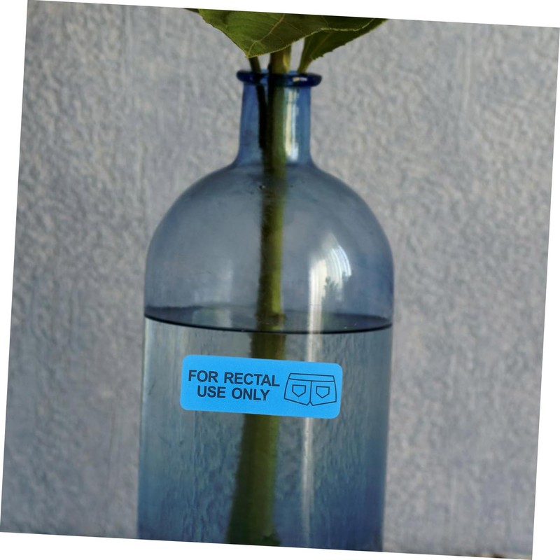 ULTECHNOVO 1roll Rectal Use Only Stickers Prank Labels for Laptops