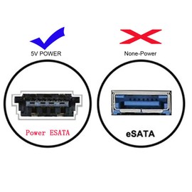chenyang CY eSATA zu USB C Kabel USB Typ C Stecker Host zu eSATA eSATAp HDD Kabel für Laptop PC