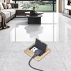 Floor Electrical Outlet Multifunctional Stainless Steel Recessed Concealed Pop Up