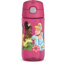 THERMOS FUNTAINER 16 Ounce Plastic Hydration Bottle with Spout, PRINCESS