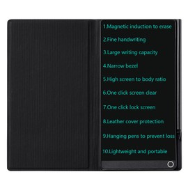 Czemo LCD Writing Board Adult 6.5 Inch with Protective Case, Reusable LCD Writing Boards, Digital Writing Tablet, Magic Board for Office, Classroom, Memo, Notes, Plain