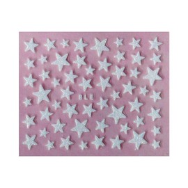 Generic Glitter Stars Independence Day July 4 Star Nail Decals Stickers White Nail Wraps Art Stickers Manicure Supplies for Women for Home Nails Full Long Lasting Easy Apply and Remove