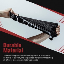 95 Gallon Trash Bags Heavy Duty | 50 Count | Extra Large 95-96 Gallon Trash Can Liners | 100 Gal for Outdoor, Commercial, and Home Use