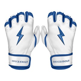 BRUCE BOLT Chrome Series Short Cuff Royal Batting Glove - Royal XXLarge
