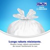 Hefty™ Garbage Bags, Strong Small 25 Litres White Kitchen, Easyflaps™,