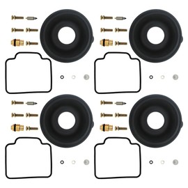 4-Pack Carb Repair Kits Carburetor Rebuild Kit with Diaphragm Replacement for Suzuki Katana 1100 GSX1100F 1988-1993