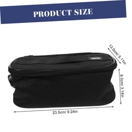 KOMBIUDA Code Lockable Toiletry Bag Travel Cosmetic Bag Handheld Makeup Bag Compact Portable Multi-section Toiletries Storage