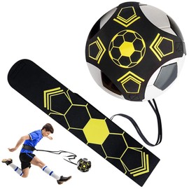 Soccer Training Belt Solo Soccer Kick Trainer Football Kick Trainer Soccer/Volleyball/Rugby Trainer Soccer Ball Practice Trainer Hands-Free Adjustable Solo Soccer Trainer Size 3,4,5,Kids and Adults