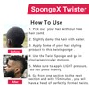 BE BIGEDDIE Big Holes Twist Sponge, Magic Brush for Afro
