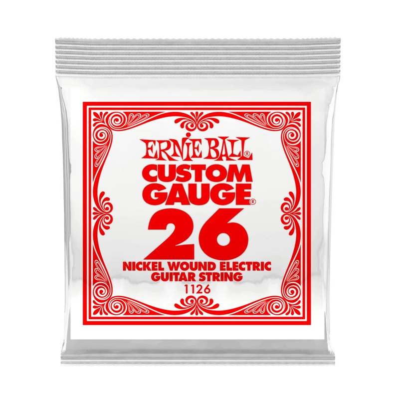 Ernie Ball Cuerdas de guitarra de níquel Wound calibre .026,