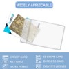 ID Cover with Lanyard, 10 Sets Transparent Waterproof Card Case,