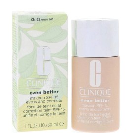 Clinique New Clinique Even Better Makeup SPF 15, 1 oz / 30 ml, CN 52 Neutral (MF)