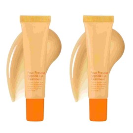 Butter Lipsalve Lippenbalsam Farbwechselndes Lippengloss Lip Balm mit Butter, Multifunktions Lippenbalsam Plump Lip Lacquer Lippenbalm Lippenpflege Repariert und Beruhigt (02#, 2pcs)