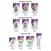 Snopake Extra Thick Repositionable Filing Index Tabs (37x50mm) with Ruler