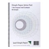 A4 Graph Paper 10mm 1cm Squared - Jotter Pad 50