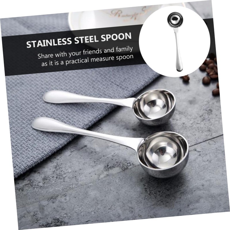 BIUDECO Measure Spoon 25ml Stainless Spoon Rustproof Dishwasher Washable Ideal