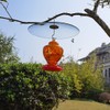 13" Glass Rain Cover for Bird Feeder Outdoors - Baffle