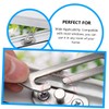 FOYTOKI 4Pcs Concealed Window Lock Adjustable Window Lock Latch for