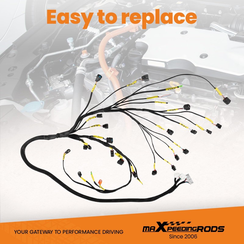 maXpeedingrods K20 K24 K-Series Tucked Engine Wiring Harness for Honda