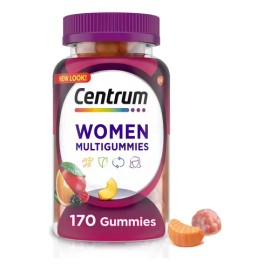 Multivitaminico Centrum Mujer Sabor Frutas 170 Gomitas V35
