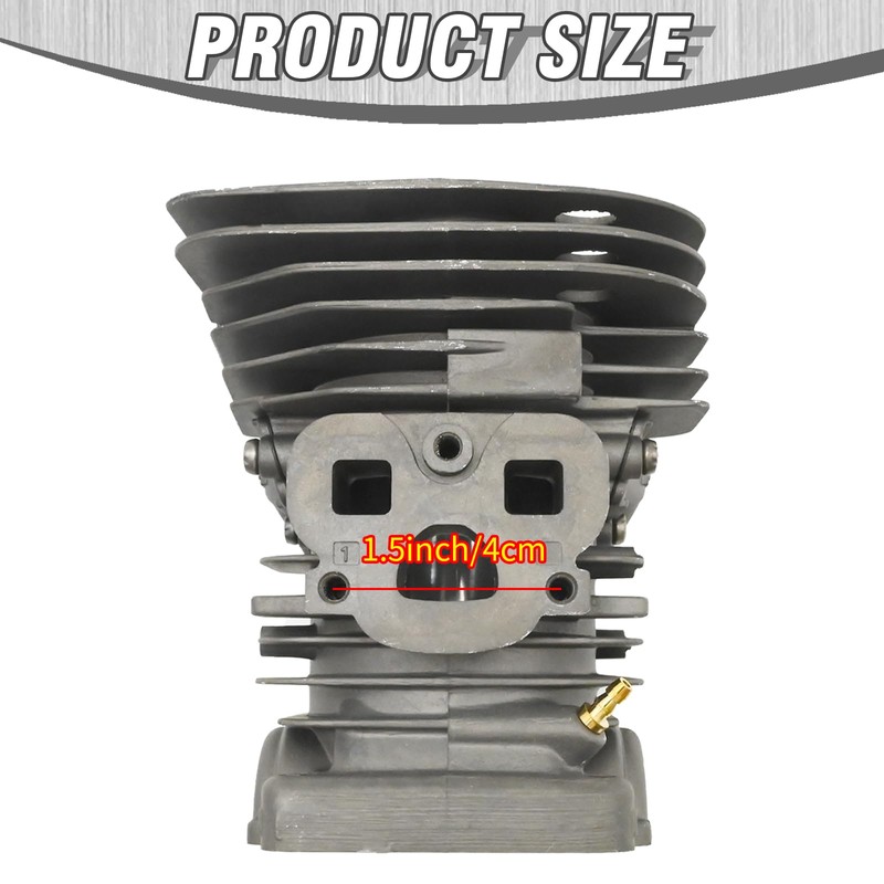 DUZFOREI 537320402 Chainsaw 47mm Cylinder Head Piston Kit, Replacement for