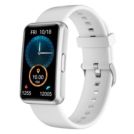 HUAKUA Pedometer Watch (No Bluetooth,No App) 1.47inch Touch Screen Smart Watch Fitness Tracker Step Counter Watch with Step Tracker,Calorie Tracker,Sleep Monitor,Alarm Clock,Waterproof IP68,Stopwatch