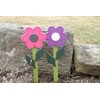 AmishToyBox.com Decorative Flower Stake for Outdoor Décor, Amish-Made with Poly