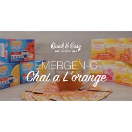 Emergen-C Immune Plus Super Orange Vitamin C+D Powder 30 CT 9.9 Oz EXP 6/26