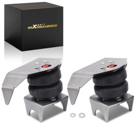 maXpeedingrods 5000lbs Weld On Air Suspension Bags Kit Universal for Trucks Cab Chassis Hotrod Ratrod with 2.75" to 3.5" Axle Tube
