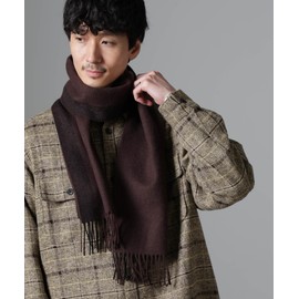Nano Universe 668-4241201 Men's Soft Cashmere Blend Scarf, 050 brown