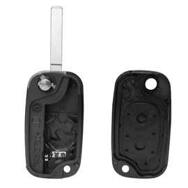 ZIGefofo 2 Button Key Shell Compatible with Renault Kangoo Clio Twingo Wind Master Modus Trafic Car Key Case Replacement Car Key Remote Control Folding Key Replacement Key